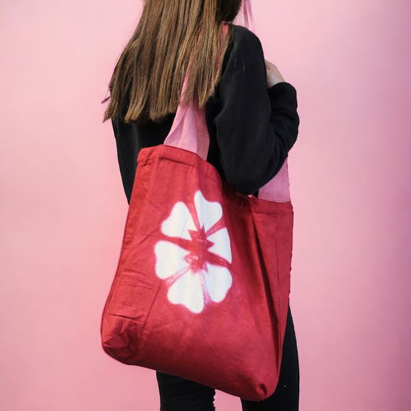 Sac en Coton Naturel Tie-Dye