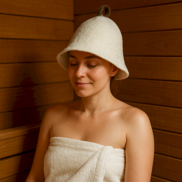 Chapeau de Sauna Feutré