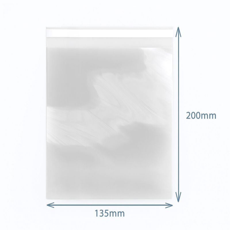 Sacs Poly-Prop 135x200mm refermables (500)