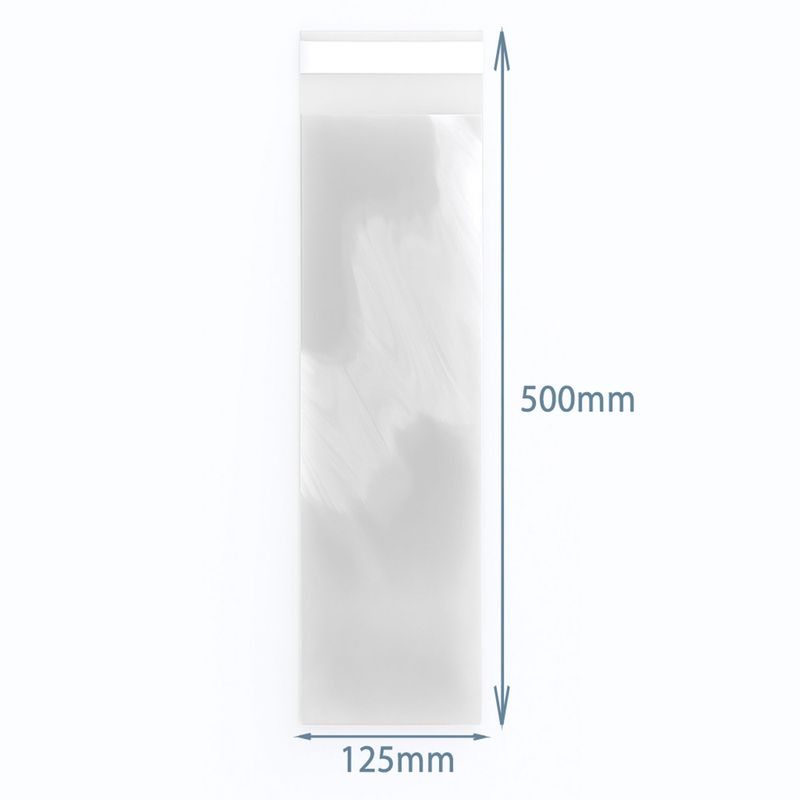 Sacs Poly-Prop 125x500mm refermables (500)