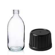 Bouteille en Verre Médicinale Transparente de 150 ml
