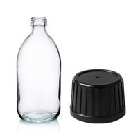Bouteille en Verre Médicinale Transparente de 300 ml