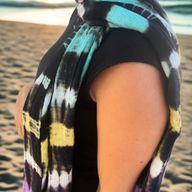 Foulard  Art Boho Java - Rayures Multiples - 62x200 cm