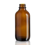 Bouteille Boston en Verre Ambré de 500ml - Sans Bouchon