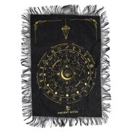 Tapis de Divination pour Pendule - Œil Omniscient - Noir & Or