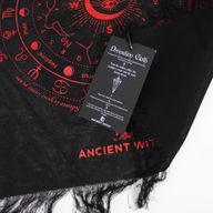 Tapis de Divination pour Pendule - Œil Omniscient - Noir & Rouge Sang