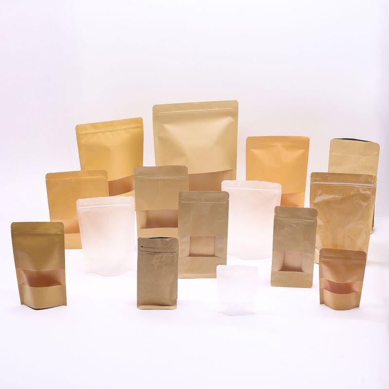 Sachets Kraft à Fenêtre 12x20 cm