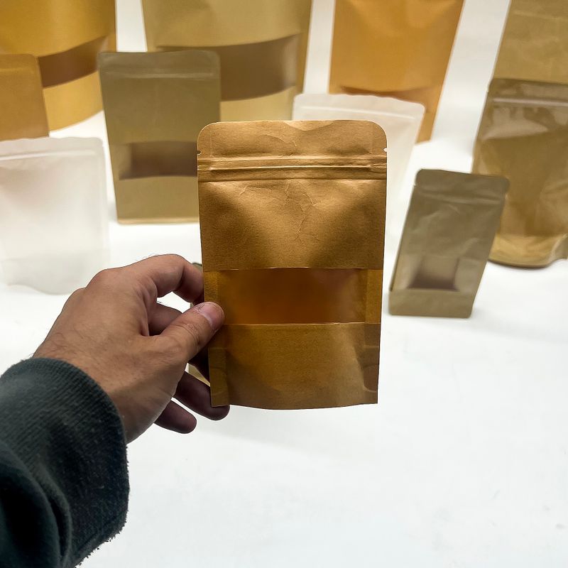 Sachets Kraft à Fenêtre 10x16 cm