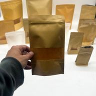 Sachets Kraft à Fenêtre 12x20 cm