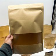 Sachets Kraft à Fenêtre 25x35cm