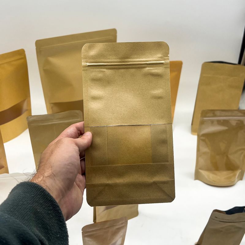 Sachets Kraft avec Fenêtre 10x20cm