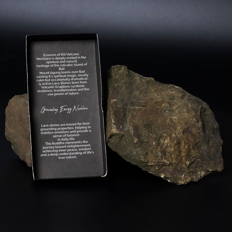 Collier Essence du Volcan - Énergie d'ancrage