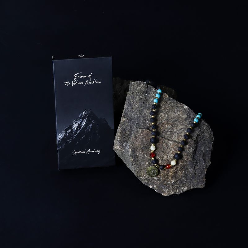 Collier Essence du Volcan - Éveil spirituel
