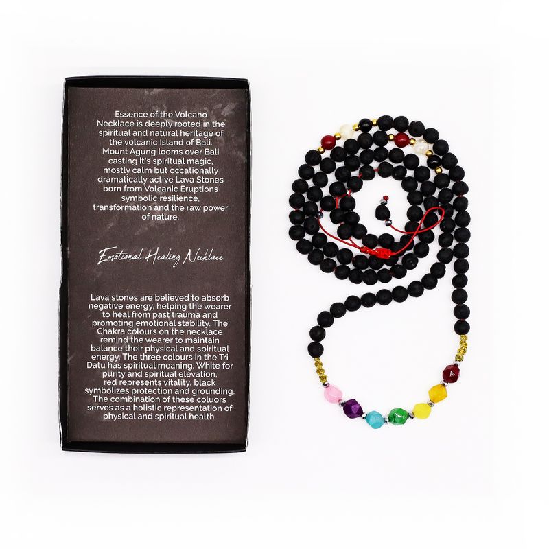 Collier Essence du Volcan - Guérison Émotionnelle