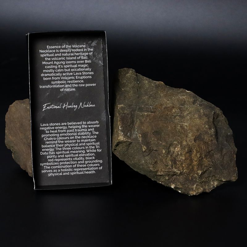 Collier Essence du Volcan - Guérison Émotionnelle