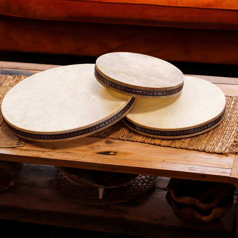 Tambour Chamanique De Guérison Sonore Océan - 30cm