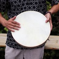 Tambour Chamanique De Guérison Sonore Océan - 35cm