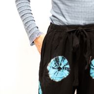 Pantalon De Détente Style Japonais - M - Noir, Bleu