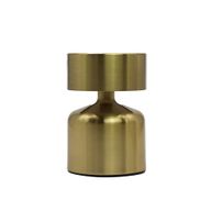 Lampe Tactile - Champignon Plat Bronze - USB (C) - Rechargeable (400 watts)