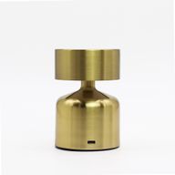 Lampe Tactile - Champignon Plat Bronze - USB (C) - Rechargeable (400 watts)