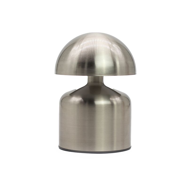 Lampe Tactile - Dôme Champignon Argenté - USB (C) - Rechargeable (400 watts)
