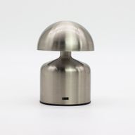 Lampe Tactile - Dôme Champignon Argenté - USB (C) - Rechargeable (400 watts)