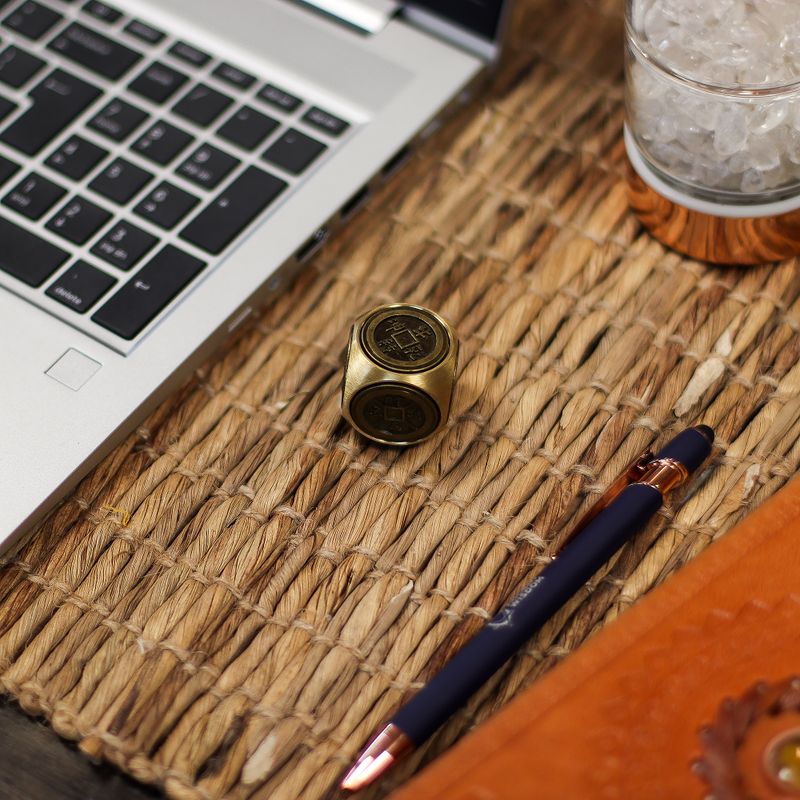 Feng Shui Fortune - Dés Traditionnels avec Symboles du Zodiaque