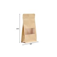 Sacs en Papier Kraft avec Fenêtre et Fond Plat - 14x24 cm