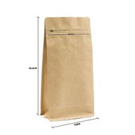 Sac à Café Moyen avec Valve d'Arôme - 13,5x26,5 cm (500 g)