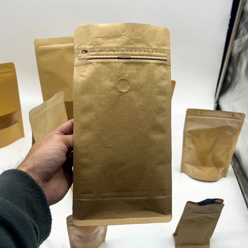 Sac à Café Moyen avec Valve d'Arôme - 13,5x26,5 cm (500 g)