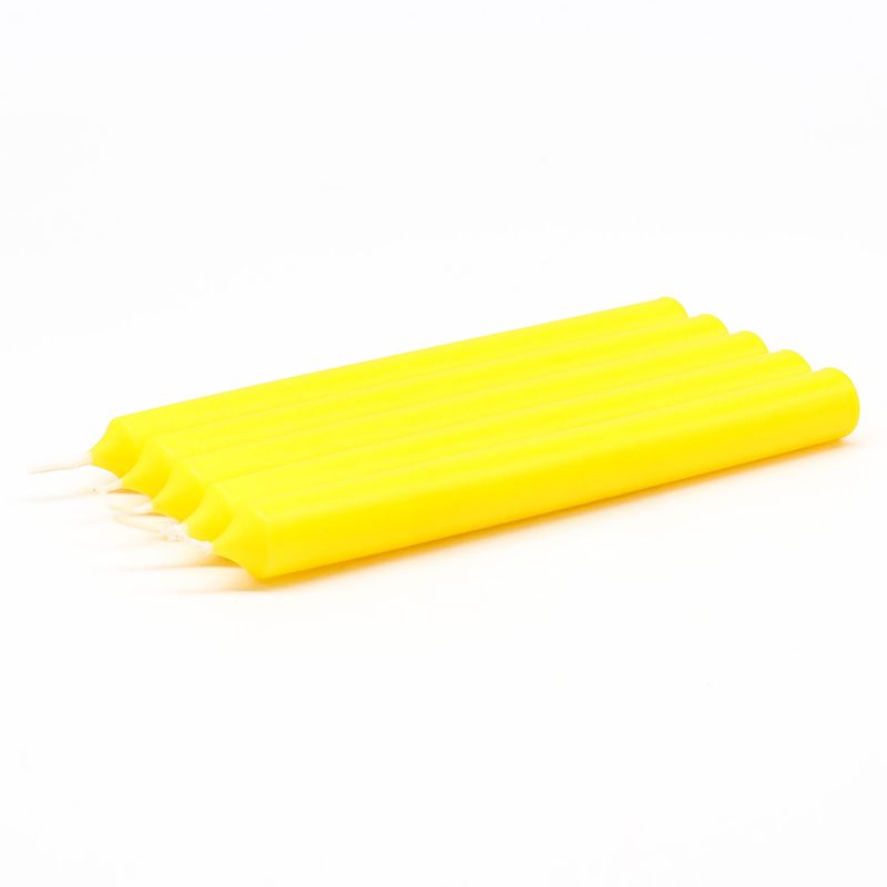 Bougie Dînatoire Jaune Citron