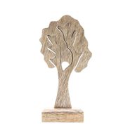 Perdus dans la Forêt -  Décoration en Bois 3D Arbre Unique - 20x10cm