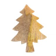 Perdus dans la Forêt - Bol en Bois Arbre Émaillé - 25x19cm