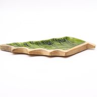 Perdus dans la Forêt - Bol en Bois Feuille Émaillée - 33x17cm