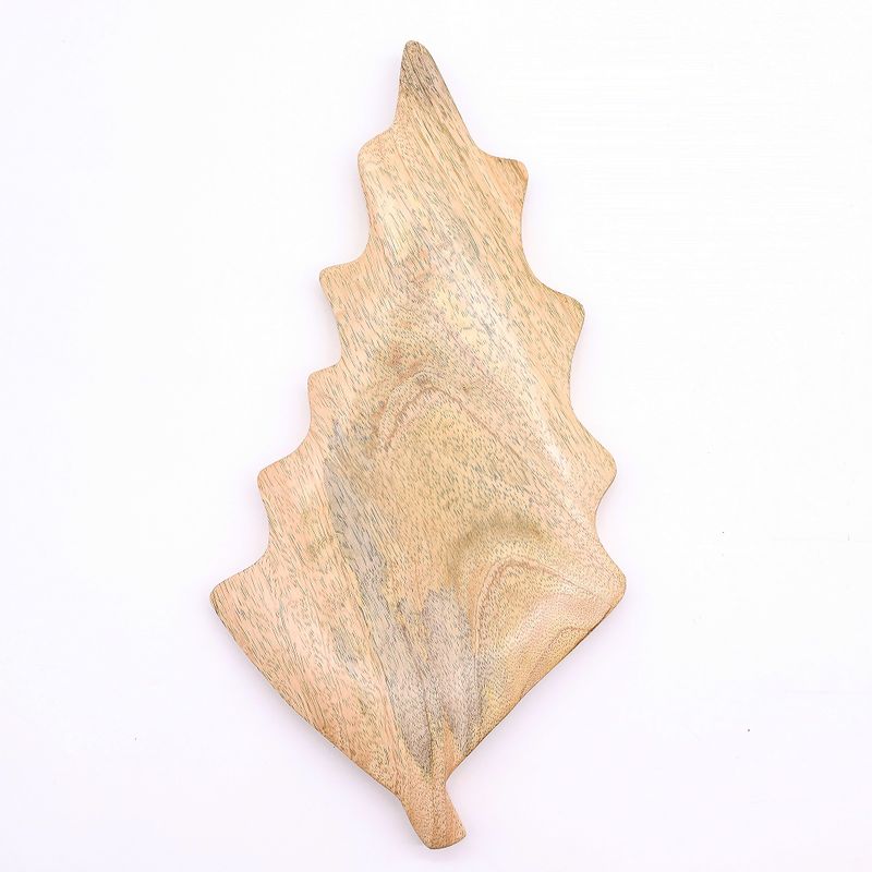 Perdus dans la Forêt - Bol en Bois Feuille Émaillée - 33x17cm