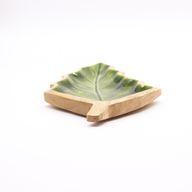 Perdus dans la Forêt - Bol en Bois Feuille Émaillée - 33x17cm
