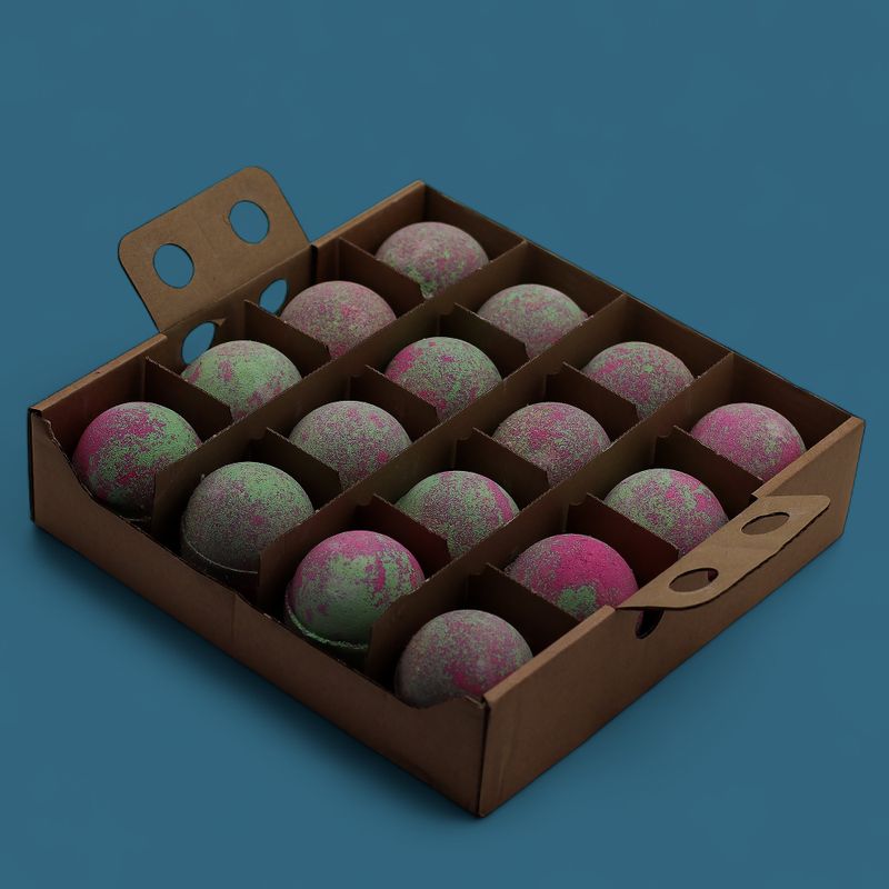 Bombe de Bain Fruitée à la Rhubarbe 180g