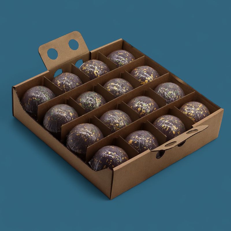 Bombe de Bain de Dubaï - Chocolat Emeraude Oudh