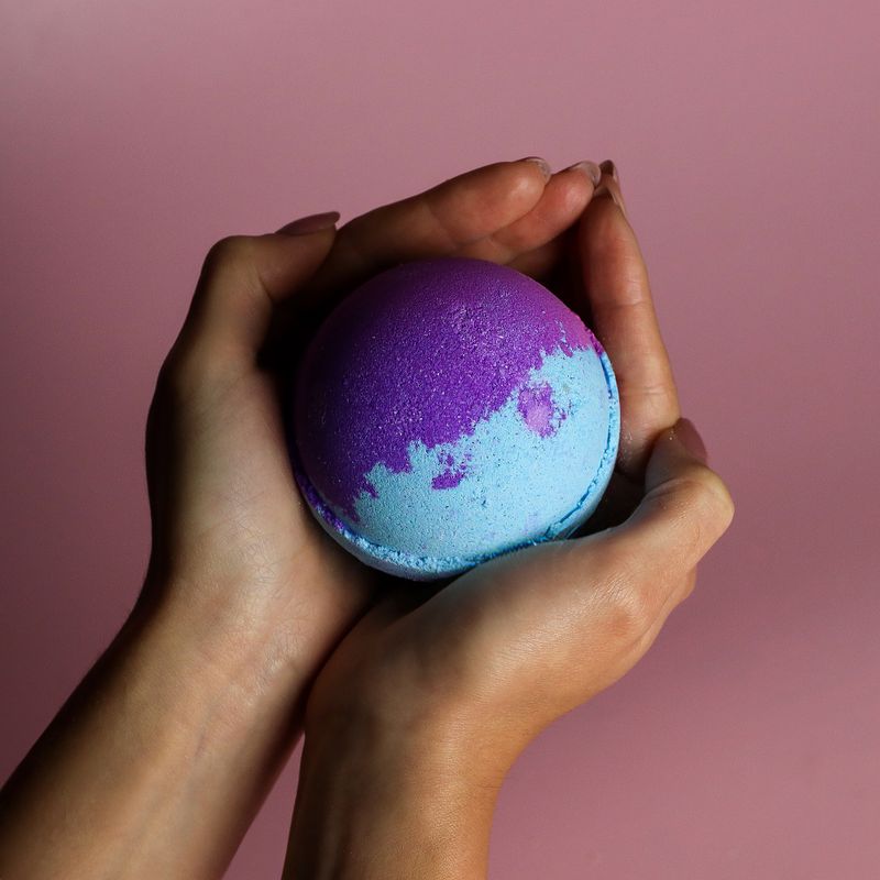 Bombe de Bain Jumbo – Amethyst Creed – Ronde