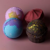 Coffret Découverte Bombe de Bain Jumbo - 4 de Chaque Parfum : Dubai, Amethyst, Razzle, Charlotte