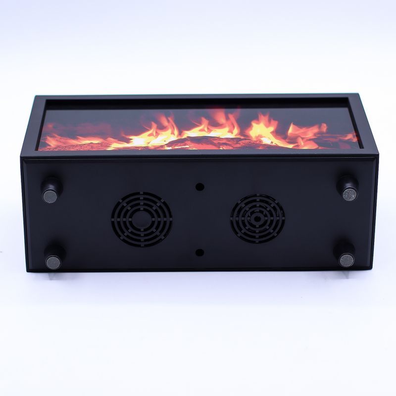 Diffuseur d'Aromes Effet Flamme Avec Sons d'Oiseaux - Noir USB - Changement De Couleur