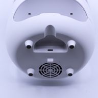 Diffuseur d'Aromes En Pierre De Sel Effet Flamme Avec Sons d'Oiseaux - Blanc USB - Changement De Couleur Avec Minuteur