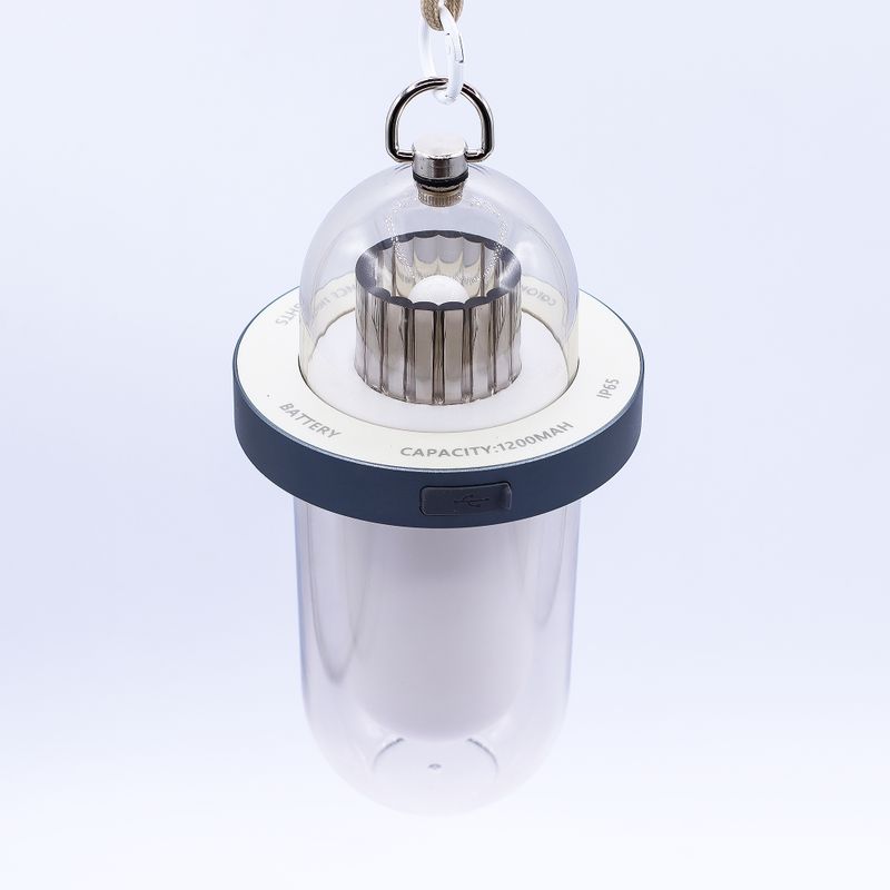 Lampe d'Extérieure Effet Flamme - Blanc USB - Rechargeable - Multicolore