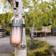Lampe d'Extérieure Effet Flamme - Blanc USB - Rechargeable - Multicolore