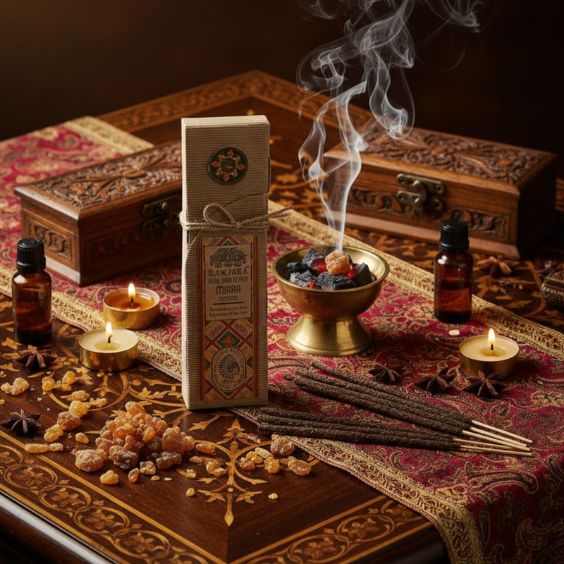 Résine Rituelle sur Bâton - Myrrhe