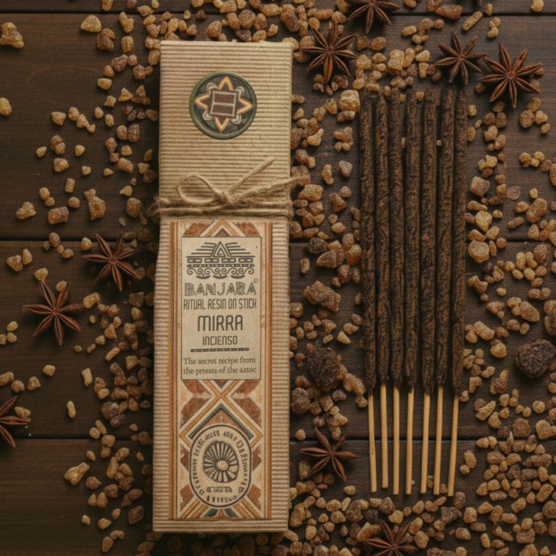 Résine Rituelle sur Bâton - Myrrhe