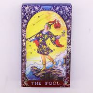 Jeu De Cartes De Tarot Avec Dorure Bleu – Mandala – Avec Livret
