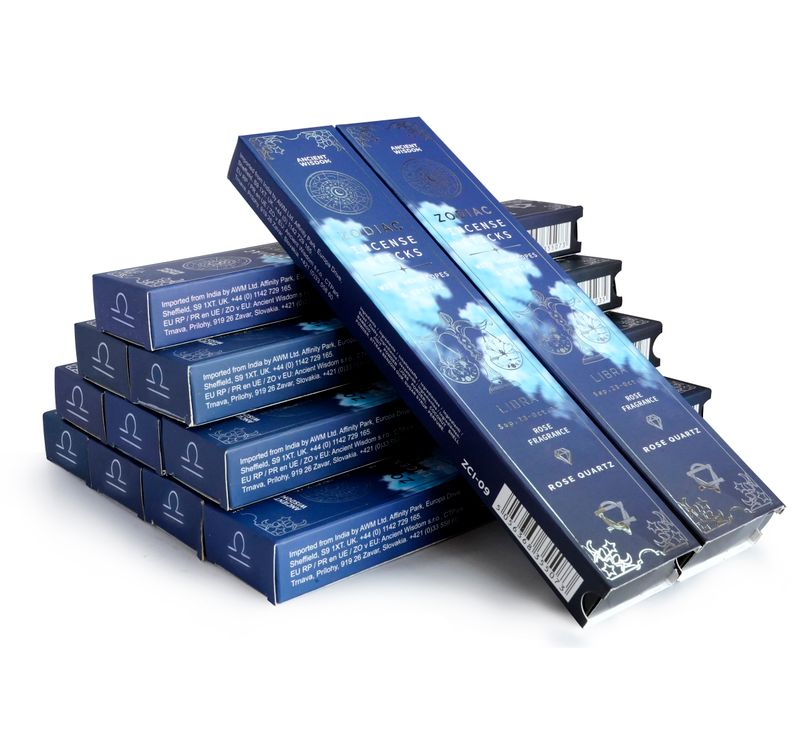 Coffret Découverte - Encens Aux Cristaux Du Zodiaque