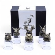 Verres À Shot (50 Ml) – Créatures Sauvages De La Forêt – Bronze Antique