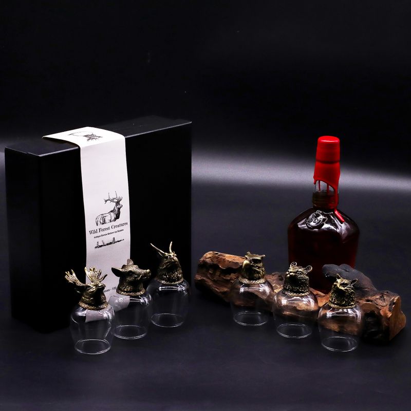 Verres à Shot (100 Ml) – Créatures Sauvages De La Forêt – Bronze Antique